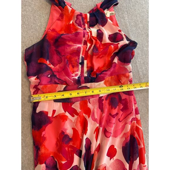Eliza J Floral Print Halter Dress - size 4 - Picture 9 of 12